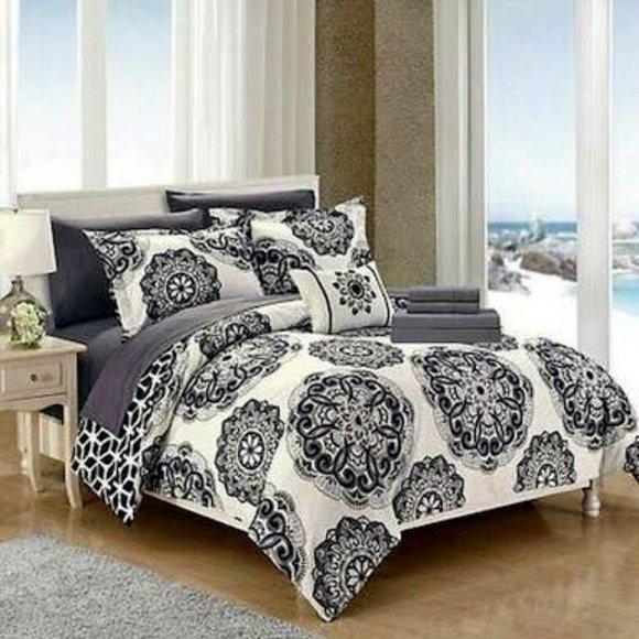 CHIC Home Barcelona 6-PC Twin Midweight Reversible Comforter - Picture 1 of 1